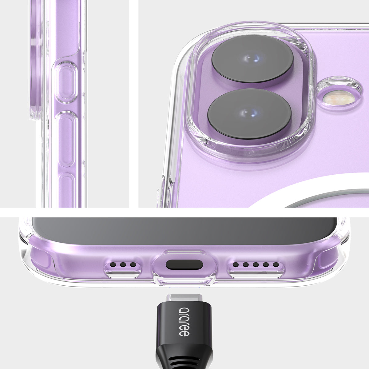 Araree iPhone 17 Air Duple Magsafe Case - Clear Araree iPhone 17 Air Duple Magsafe Case - Clear